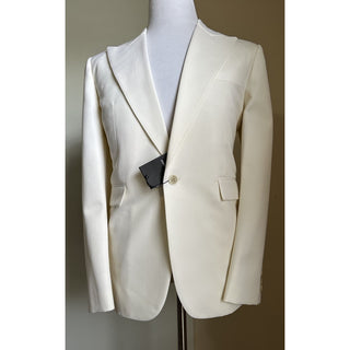 Saint Laurent Men’s Wool Jacket Blazer White 42R US/52R Eu New $3600