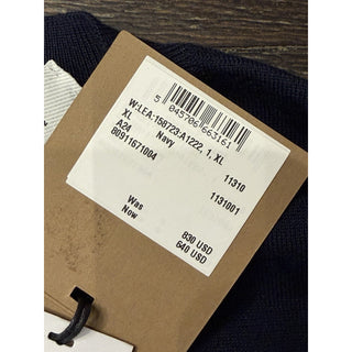 Burberry Lea 100% Wool Navy Sweater XL 8091167 NWT $830