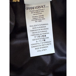 Versace Medusa Chain Print Twill Shorts Black Gold Men 34 US (IT 50) 1023185 NWT
