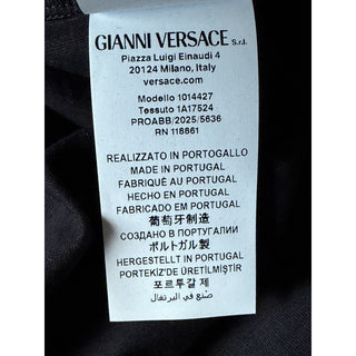 Versace Barocco Palm T-Shirt Black Gold Men XL 1014427 1A17524 NWT
