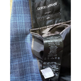 Giorgio Armani Men Sport Coat Jacket Blazer Blue 40R US/50R Eu Italy NWT $2695
