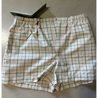 Gucci Mens Drawstring Short Pants Milk/Green Size 34 US/50 Eu New Italy