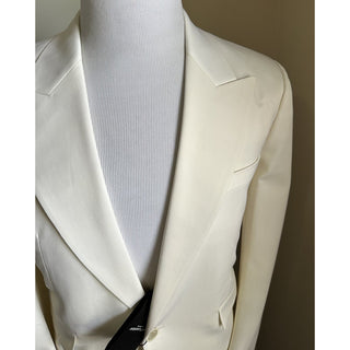 Saint Laurent Men’s Wool Jacket Blazer White 42R US/52R Eu New $3600