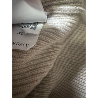 New $1995 Brunello Cucinelli Ribbed Cashmere Crop Sweater Vest LT Brown XL