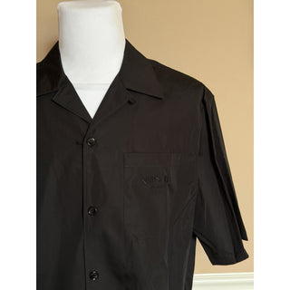 Versace Medusa Chains Short Sleeve Shirt Black 54 Eu (2XL) 1018843 IT NWT $1475
