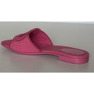 Gucci Interlocking G Pink Sandals 8 US (38 Euro) Italy 790447 NIB