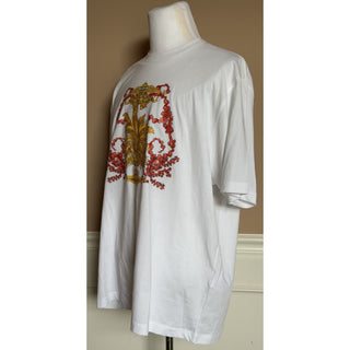 Versace Barocco Graphic T-Shirt White Men 6XL Portugal 1014427 NWT $600