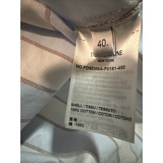 New $720 Thom Browne Striped Midi Shirtdress Blue/White/Multi Size 40/4 Italy