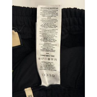 Gucci Men’s Cargo Cotton Jersey Sweatpants Black Size 2XL Italy NWT $1650
