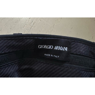 Giorgio Armani Men Wool Dress Pants Black 32 US/48 Eu New $795