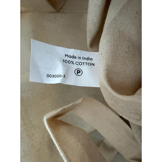 Gucci Cotton Cotton Beige Natural Reusable Shopping Tote Bag 13.5" x 10.5" India