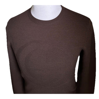 Giorgio Armani Men Sweater Dark Brown 44 Eu ( S ) New $1195