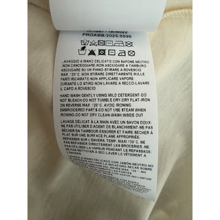 Versace Medusa Print with Studs Ivory Cotton Jersey T-Shirt XL 1011861 NWT $925