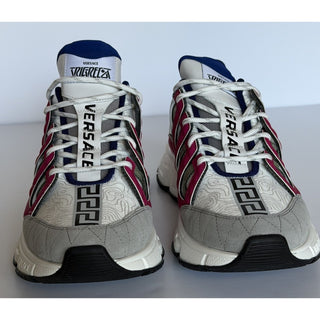 Versace Men's Trigreca Barocco Sneakers White 10 US (43 Euro) IT DSU8094 IT NIB