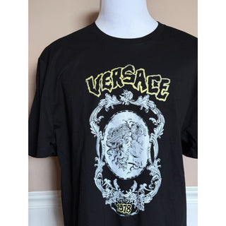 Versace Punk Medusa Cameo T-Shirt Black Men 4XL 1013302 1A14344 NWT