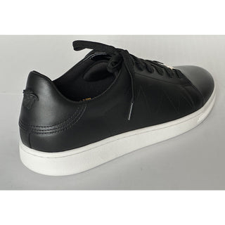 Versace Medusa Men's Black Leather Sneakers 9.5 US (42.5 Euro) 1016936 NIB