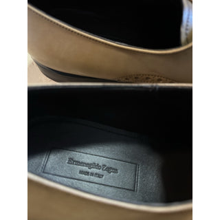 Ermenegildo Zegna Monk Dress Shoes MD Beige 8.5 US ( 41.5 Eu ) Italy New $780