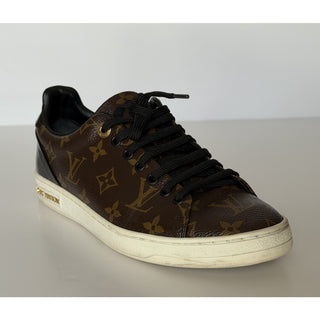 Louis Vuitton Women’s Monogram Frontrow Brown Sneakers Size 8.5 US (38.5 Eu) IT