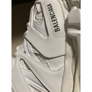 NIB $950 Balenciaga Women Track Lace-Up Mule Sneakers White 11 US/41 Eu