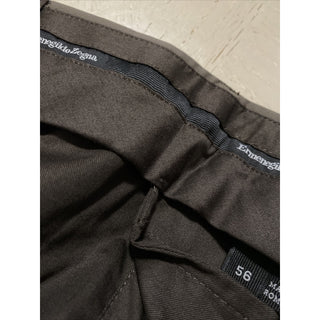 NWT Ermenegildo Zegna Dress Pants DK Beige 40 US ( 56 Eu )