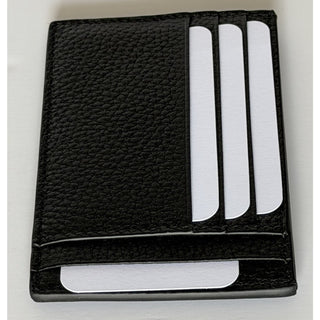 Gucci GG Jumbo Card Case Black Leather Men’s Black Wallet 812681 NIB