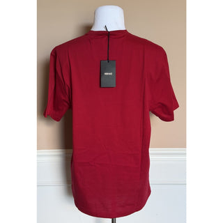 Versace Medusa Embroidered Logo Red Cotton Jersey T-Shirt 3XL 1013302 Italy NWT