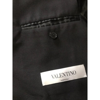 NWT $2295 Valentino Men Silk Sport Coat Blazer Jacket Black 34R US/44R Eu Italy
