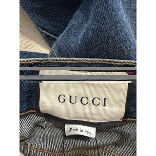 NWT $1180 Gucci Men Denim Jeans Pants Blue Size 36
