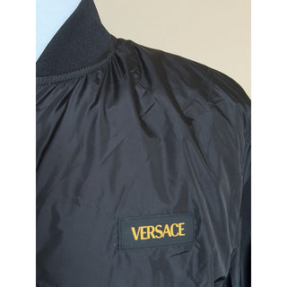 Versace Men's Reversible Blouson Jacket Black/Gold 42 US (52 Euro) 1012269 NWT