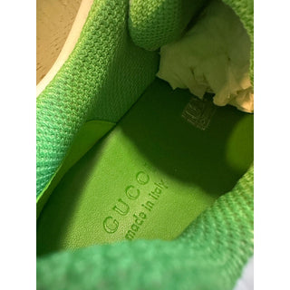 New Gucci Men Demetra Basket Sneakers Green/Black/White 15 US/14 UK 697882