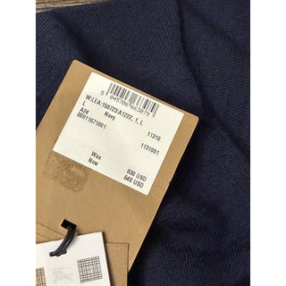 Burberry Lea 100% Wool Navy Sweater Large 8091167 NWT $830