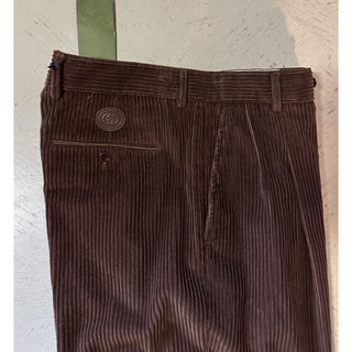 Gucci Men Corduroy Pants DK Brown 32 US ( 48 Eu ) Italy New $1250