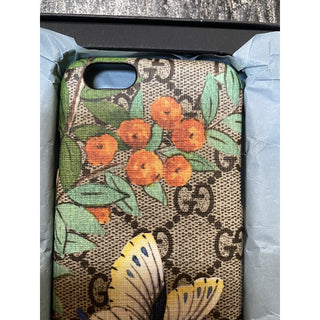 New $640 Gucci iPhone 6/6S Case GG Monogram Beige Italy