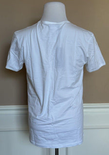 Versace Medusa Logo V-Neck Cotton Jersey White XL-2XL US (Versace 7) NIB $125