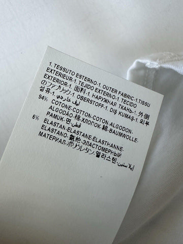 Versace Medusa Logo V-Neck Cotton Jersey White XL-2XL US (Versace 7) NIB $125