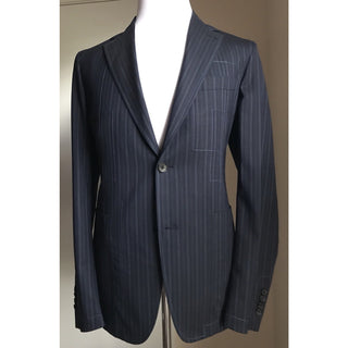 New $2100 Salvatore Ferragamo Sport Coat Blazer DK Blue 40R US ( 50R Eur ) Italy