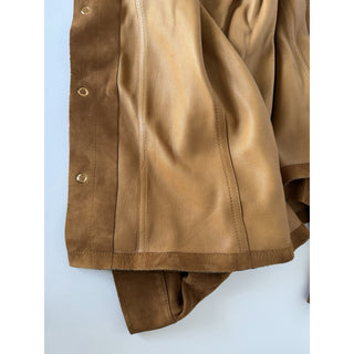 Versace Men’s Suede Leather Brown Jacket 46 US (56 Euro) IT 1019144 NWT $4300
