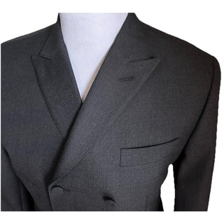 Gucci Men Double Breasted Sport Coat Blazer DK Gray 38 US/48 Eu NWT $2980