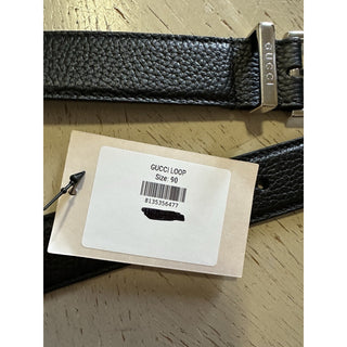 New Gucci Men’s Gucci Print Leather Belt Black 90/36 793760
