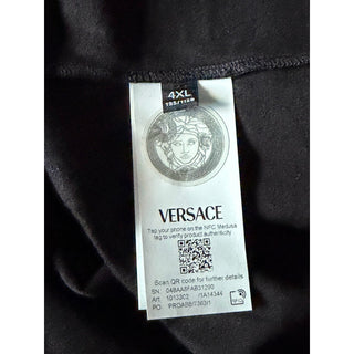 Versace Punk Medusa Cameo T-Shirt Black Men 4XL 1013302 1A14344 NWT
