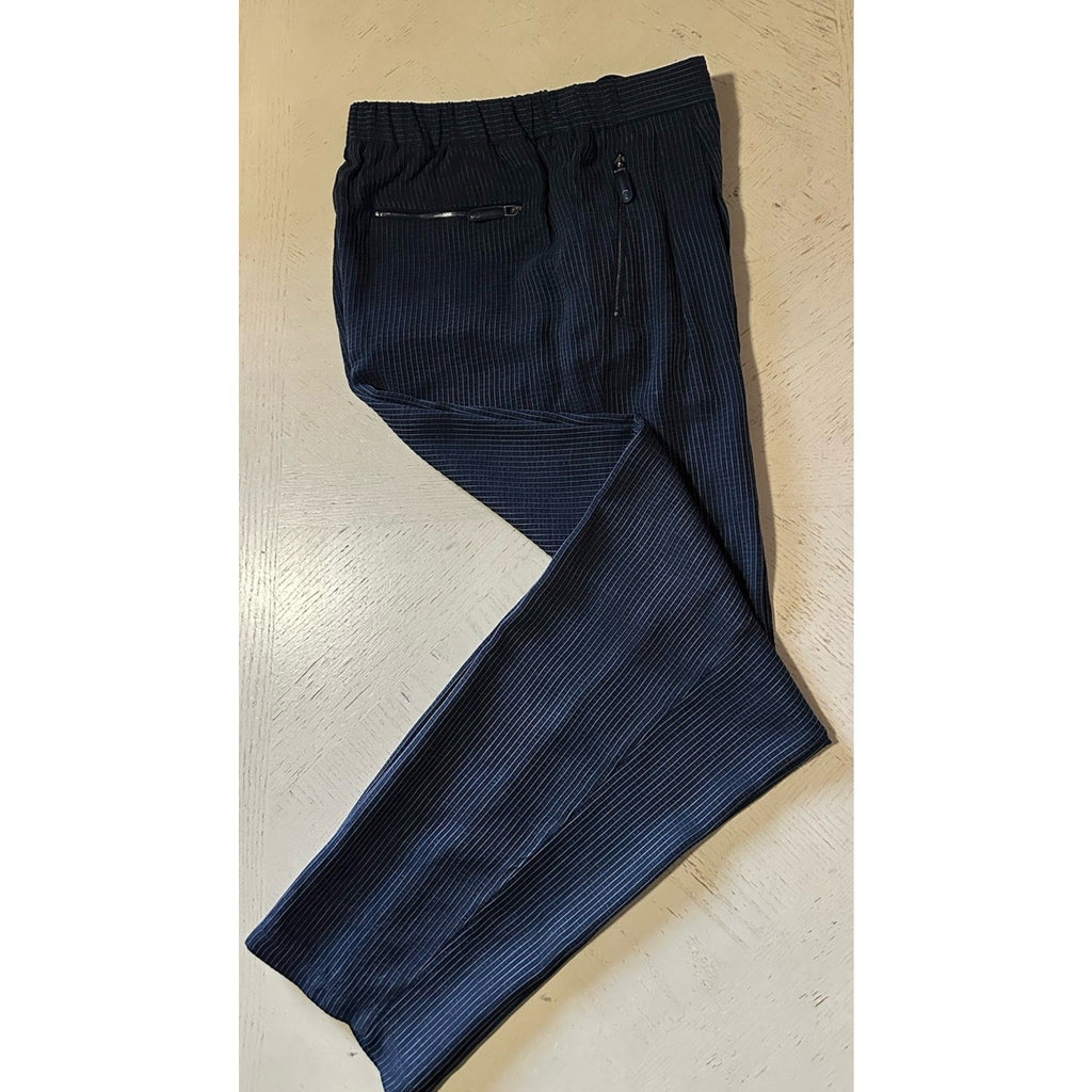 Giorgio Armani Men’s Drawstring Pants 38 US/54 Eu Navy NWT $1695 Italy