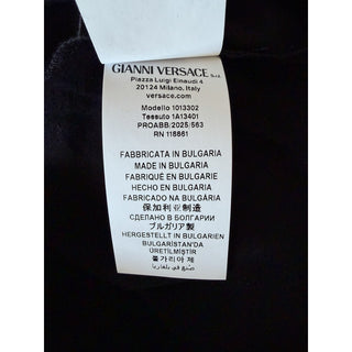 Versace Men’s Logo Compact Cotton Jersey T-Shirt Black XL 1013302 NWT $800