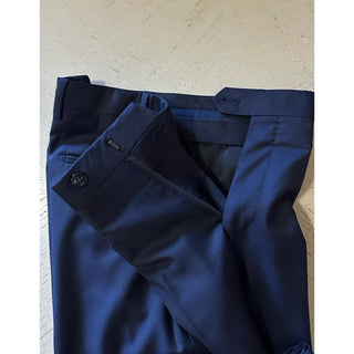 Giorgio Armani Men Wool Dress Pants Navy 42 US/58 Eu New $795