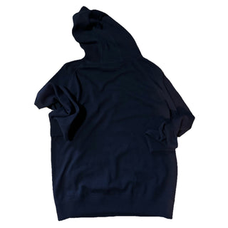 NWT $2490 ZEGNA Cashmere Hoodie Sweater Pullover Navy 56 Eu ( XXL ) Italy