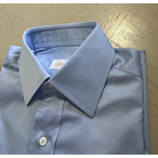 Brioni Men’s Dress Shirt Blue 15/39 Italy