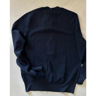 NWT $1790 TOM FORD Men’s Wool/Silk Crewneck Sweater Black Size 50 Eu/M Italy