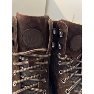 NIB $1495 Brunello Cucinelli Men’s Suede Boots Shoes DK Brown 9 US/42 Eu