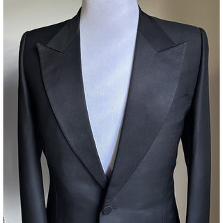 NWT $4980 Gucci Men’s Tuxedo Suit Black Size 38R US/48R Eu Italy