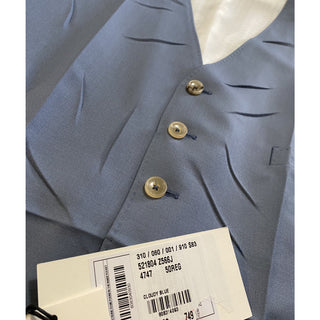 New $1500 Gucci Men Wool/Viscose Vest Gilet Blue 40 US ( 50 Eu ) Italy