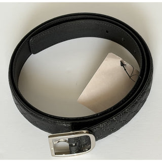 Gucci Men’s Microguccissima Soft Leather Belt Black 115/46 510309 Italy NWT